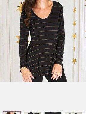 NWT Matilda Jane Wonderment Enjoy the Party Long Sleeve Size Medium